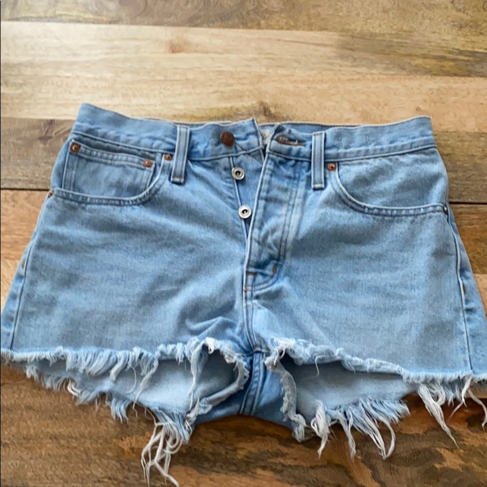 Madewell Relaxed Denim Shorts size 25